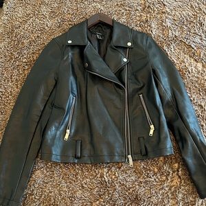 Forever 21: Black Moto faux leather jacket